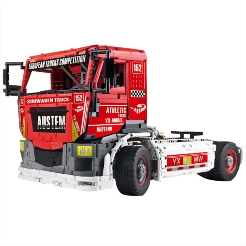Die King 13152 Sport truck building block Radio control Application control Remote control Car toy Stunt car with brick
