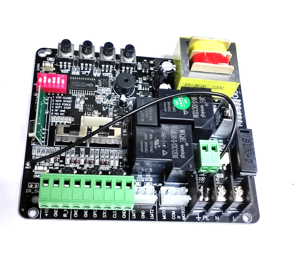 Soft Start stop 220V apricancello scorrevole NC NO finecorsa piastra motore scheda controller circuito stampato