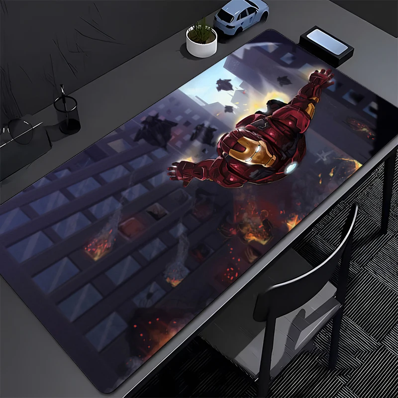 Tapis de bureau tapis accessoires de bureau ordinateur portable Gamer tapis Iron Man Anime tapis de souris tapis de souris Tables de bureau tapis de souris tapis de clavier