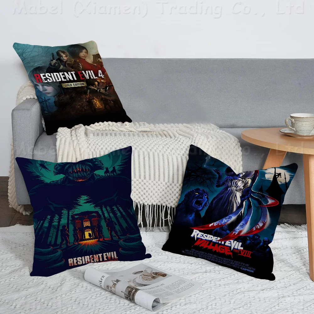 Game R-RESIDENT EVIL Pillowcases Home Bedding Decorative Pillow Cover Wedding Super Soft Pillow Case