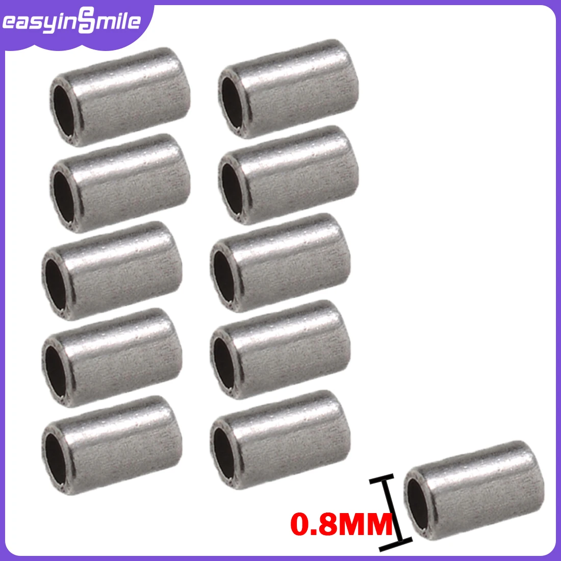 

10 шт. ортодонтические мини-обжимные стопоры, маленькие на арке, кронштейн, стоматологический ортодонтический инструмент 0,8 мм