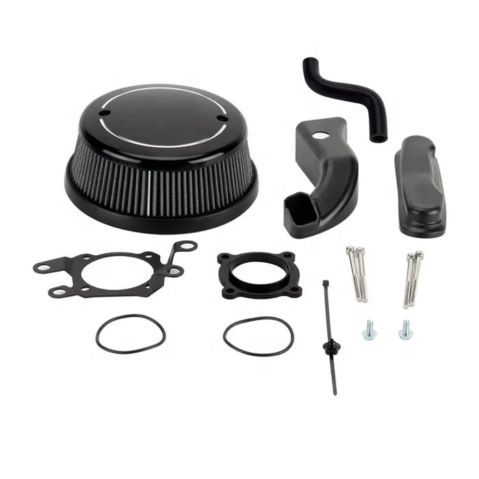 

Motorcycle CNC Air Cleaner Filter Black/Chrome Intake Filter