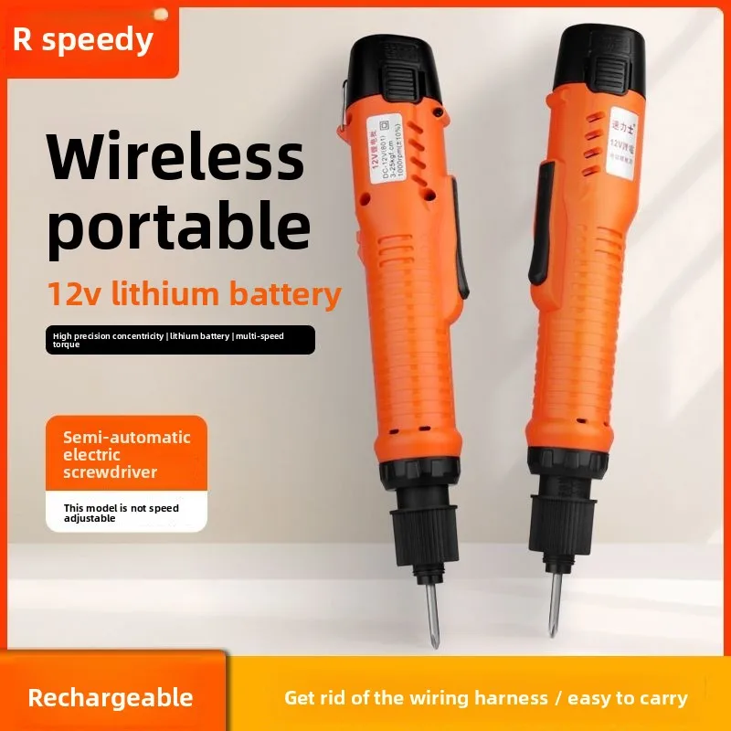 12V Cordless Electric Screwdriver Wireless Power Screwdriver 900 to 1000 rpm Adjustable Torque 3 to 30 kgf.cm with Li-ion
