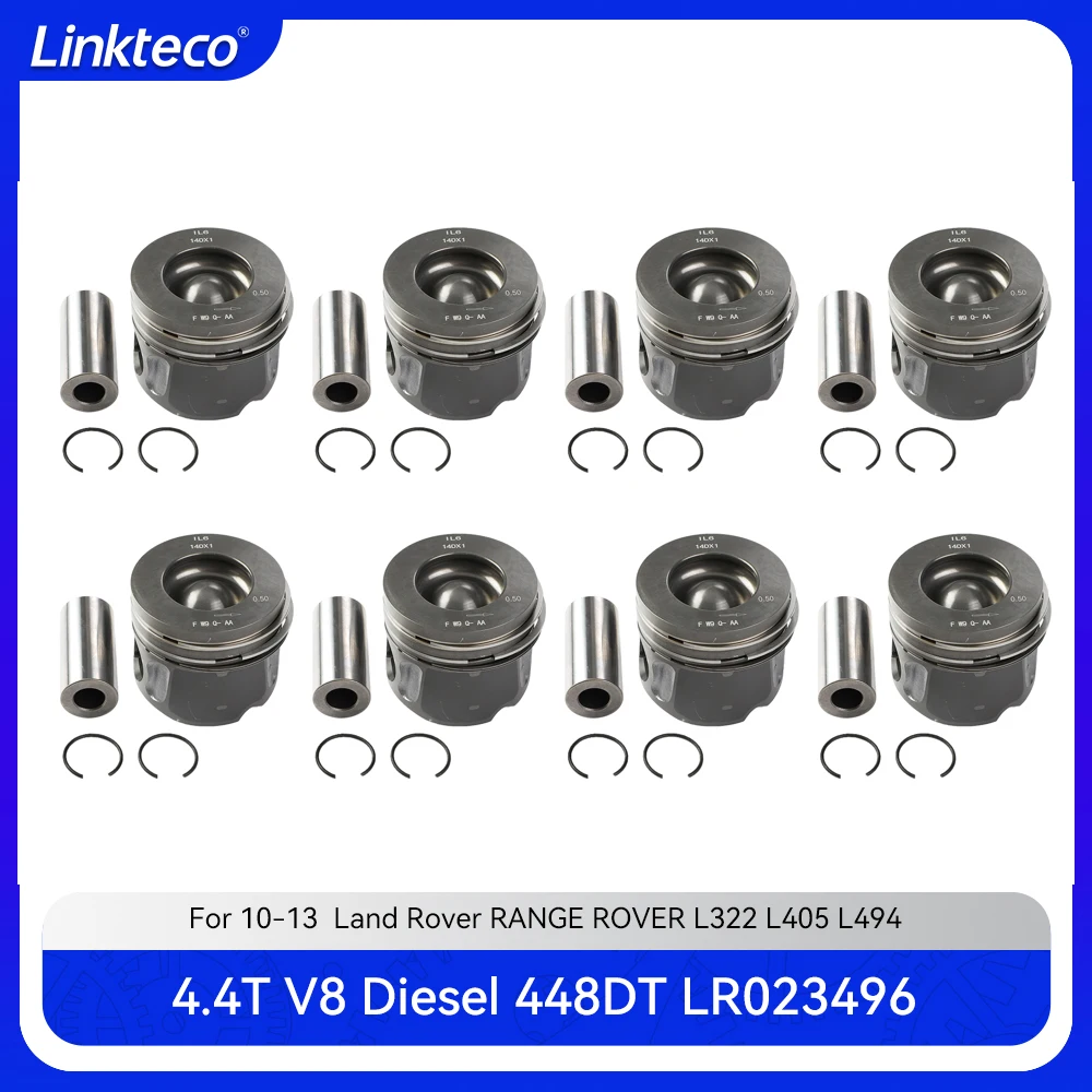 

Engine STD 0.5 Piston Rings Set Fit 4.4 T V8 448DT For 10-21 Land Rover RANGE ROVER SPORT L322 L405 L494 TDV8 SDV8 4.4T LR023496