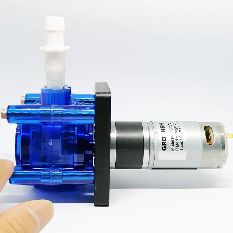 

12V 24V DC Gear Motor Peristaltic Pump Large Flow Self Priming Dosing Pump Mini Liquid Water Transfer Pump for Lab Aquarium