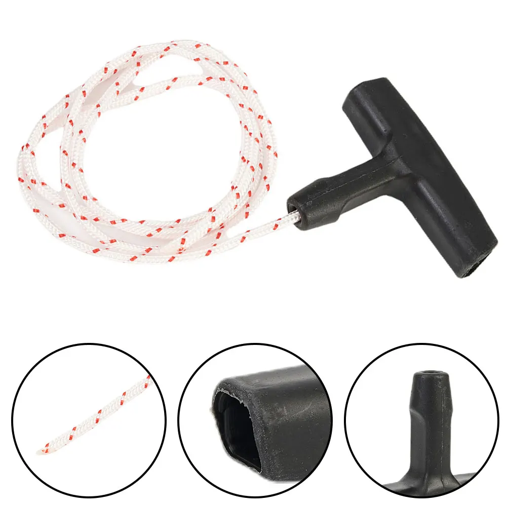 Recoil Starter Handle With 4.5mm Rope Fit For STIHL TS400 TS410 TS420 Start Pull Handle Spare Cord Rope Garden Tools Accessory