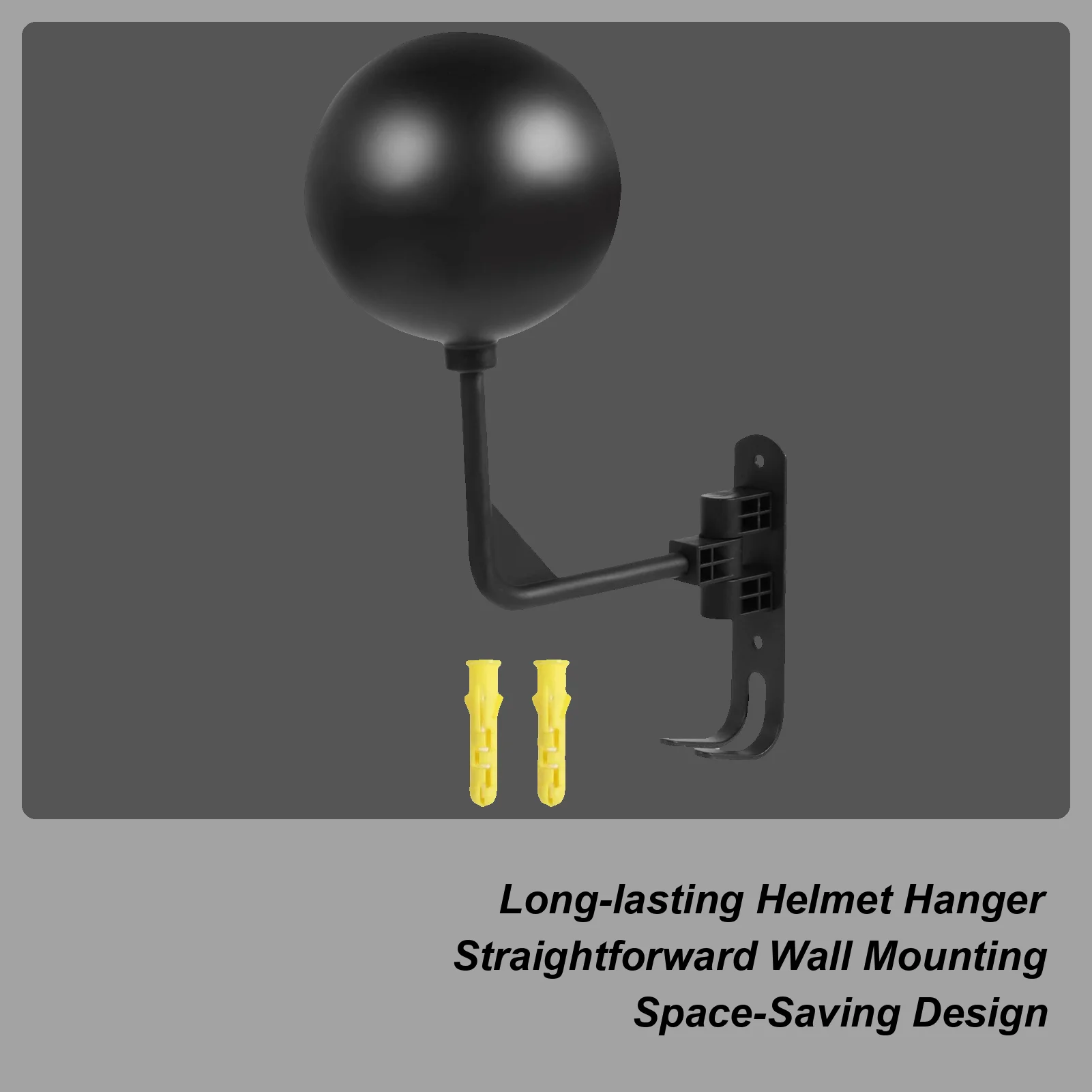 

Motorcycle Helmet Holder Wall Mounted Display Rack Helmet Mount Wall-Mounted For Home Bedrooms Living Room Garage Gear Clothes