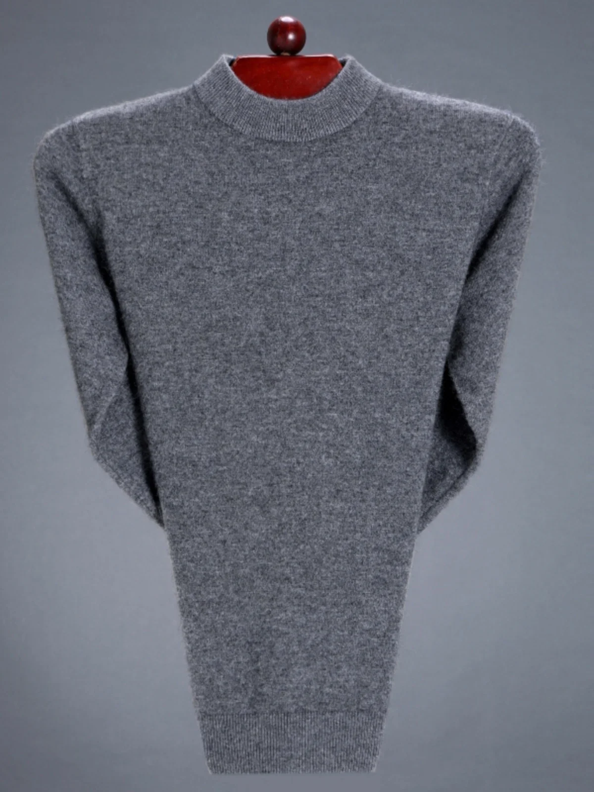 

Eordos Men's Knitted Wool Sweater High Collar Thi Warm Winter New Sle f High Ne Sweater Busin Casual Sle