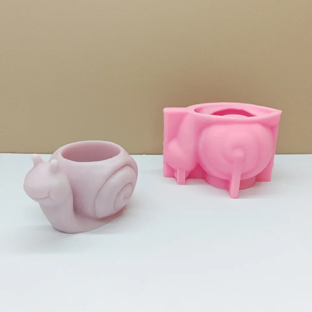 

Силиконовая форма для кашпо для суккулентов в виде улитки, бетонная штукатурка, маленькая ваза, силиконовые формы для бетона