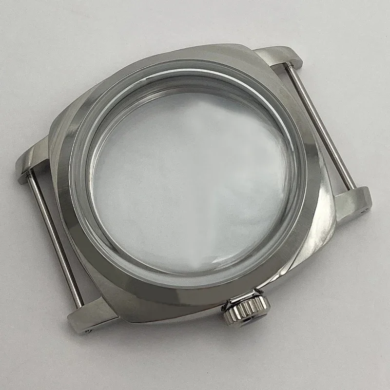 B-M 47Mm 316L Stainless Steel Polished Watch Case For Seagull ST3600 Movement Repair Parts Is Suitable For ETA 6497 6498