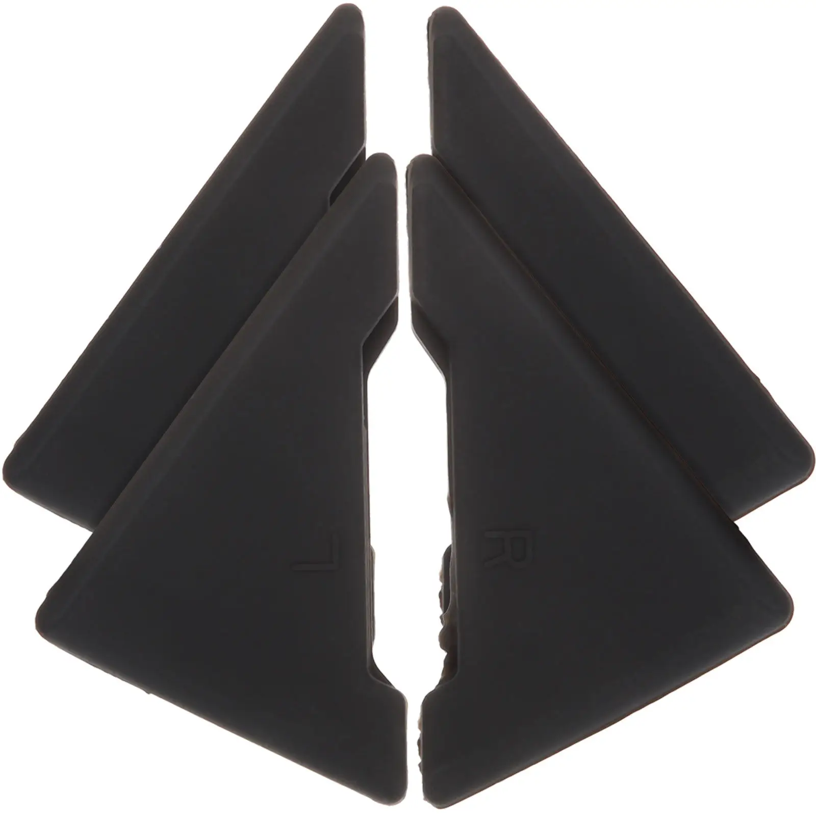 4Pcs Car Door Edge Guards Silicone Material Universal Door Corner Protector High Temperature Resistant Oil Proof Deformation