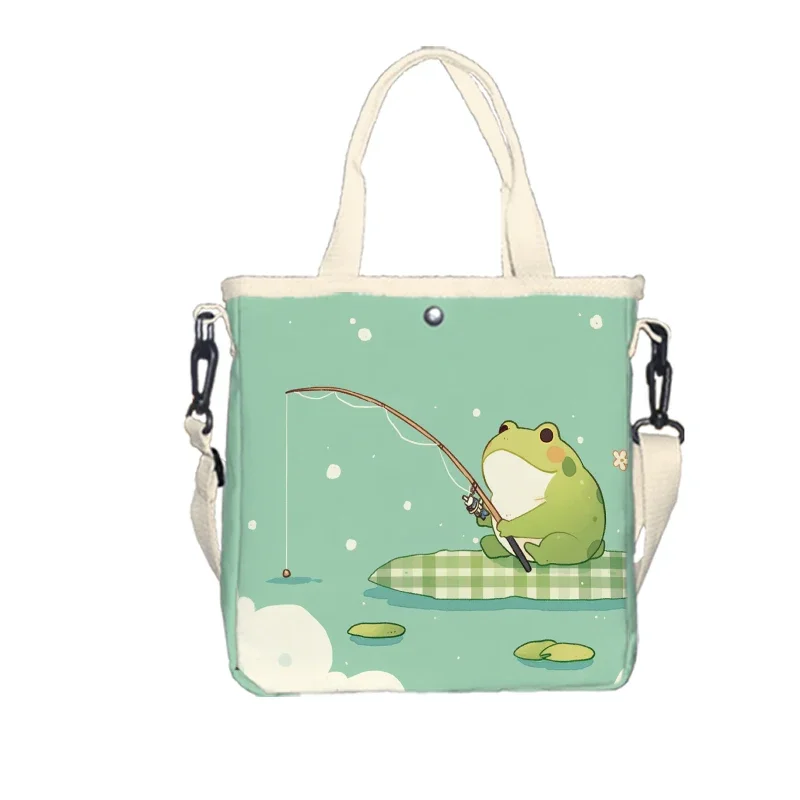 

Frog Fishing Handbag Elegant Cute Single Shoulder Bag for Women gift fashion Cartoon