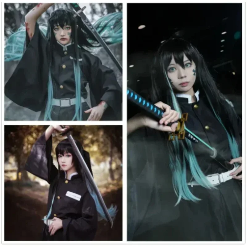 Nene 2025 Aime Tokitou Muichirou Demon Slayer Cosplay Kimetsu No Yaiba Kisatsutai uniforme peluca disfraz de Halloween