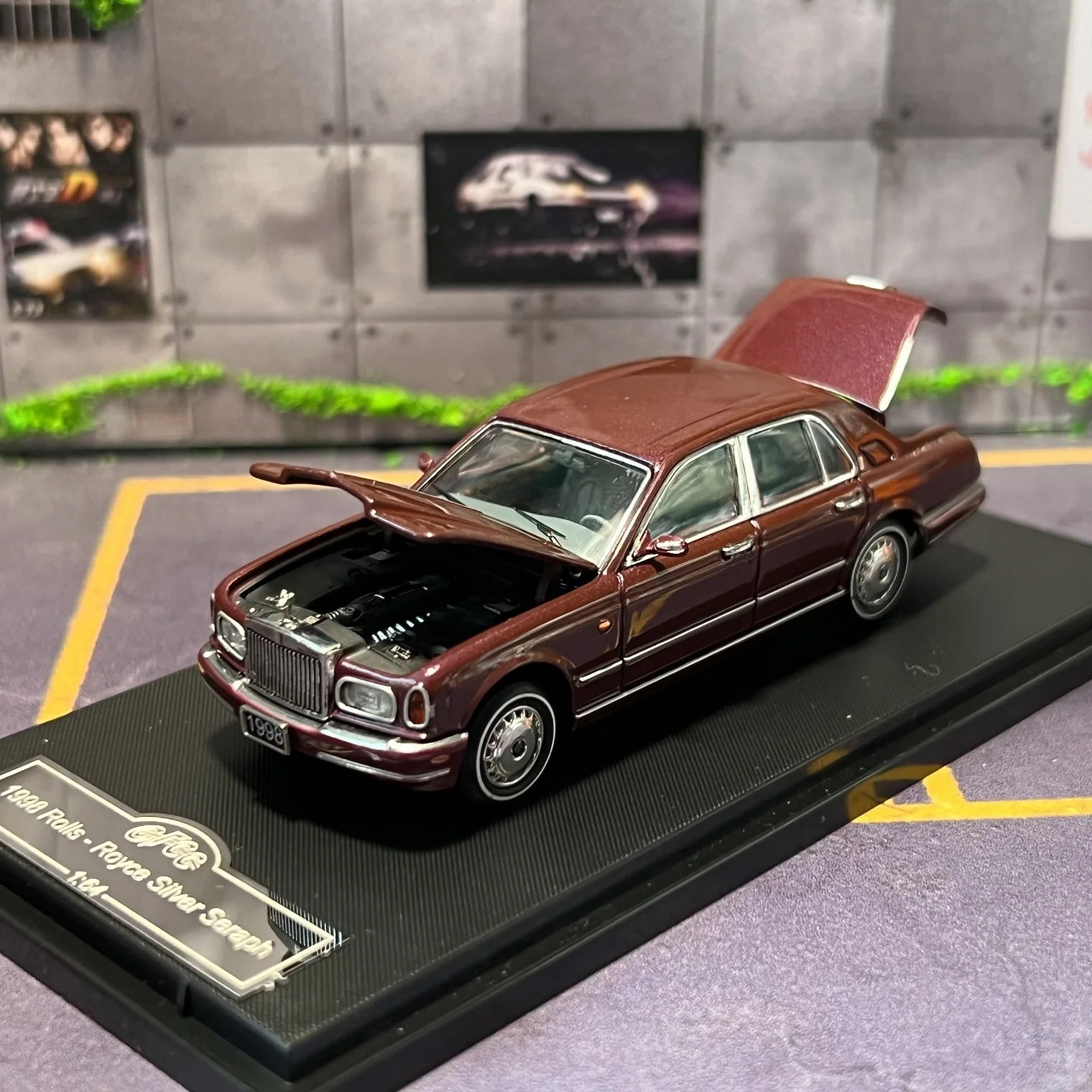 GFCC 1:64 Rolls Royce Silver Angel Alloy Diecast Car Model