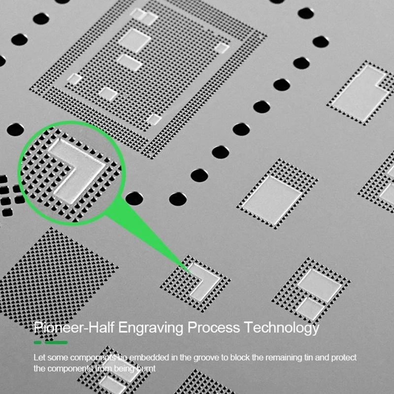 Scheda logica del telefono RELIFE Stencil di riparazione BGA per iPhone 6/6S/7/8/X/XS/11/12/13Pro/MAX rete di saldatura a sfera con Chip IC della scheda madre