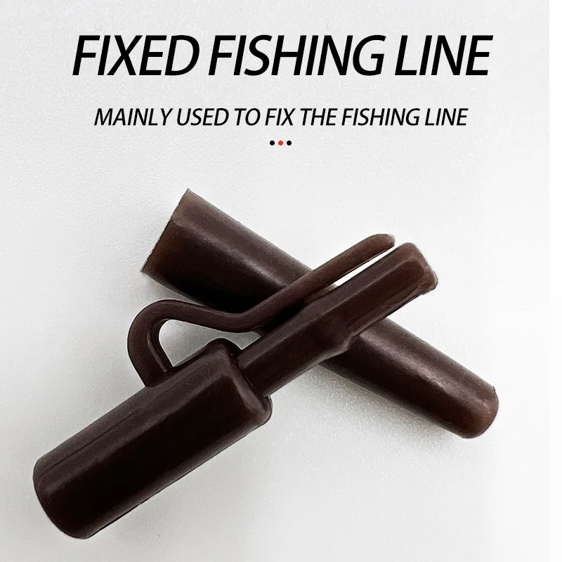 40PCS Quick Change Swivels Rig Tube Anti Tangle Sleeves Tail Rubbers Safety Lead Clips Carp Fishing Accessories Set