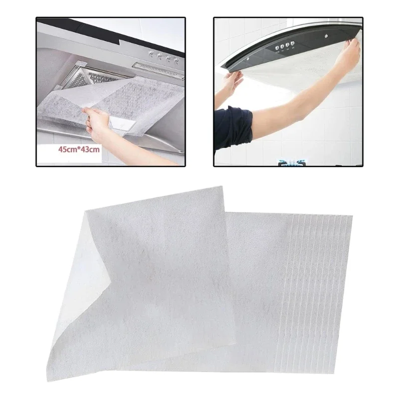 Universal Vliesstoff Filter Papers Foldable FilterSheets Absorbent Filter Paper 12-piece/set fits for Home Ranges Hoods