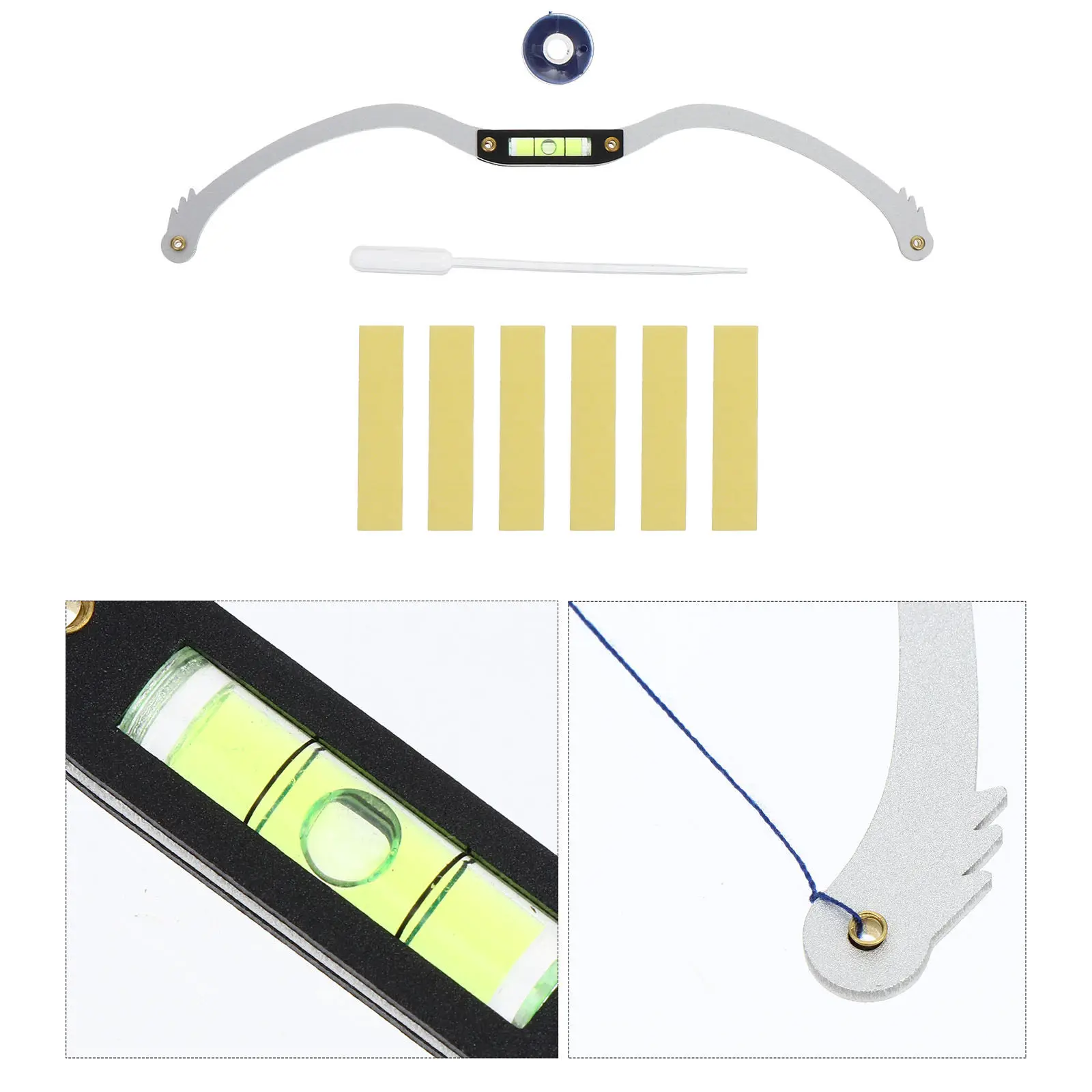 

1pc Horizontal Eyebrow Ruler Metal Measuring Tool For Brows Shaping Eyebrow Positioning Mapping Line Marker Tattoo Accessories