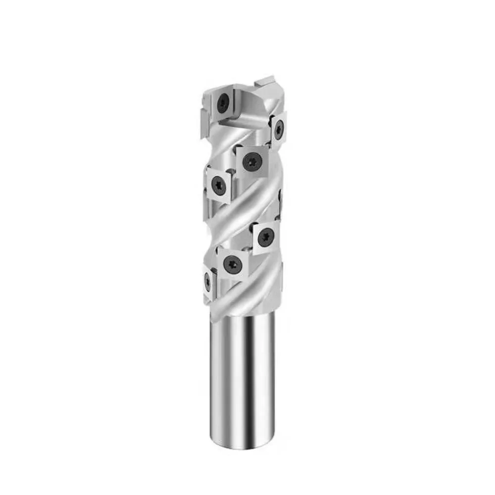 32mm Spiral Flush Trim Router Bit 16mm 20mm Shank Woodworking CNC Spiral Milling Cutter Carbide Insert Cutter Tools