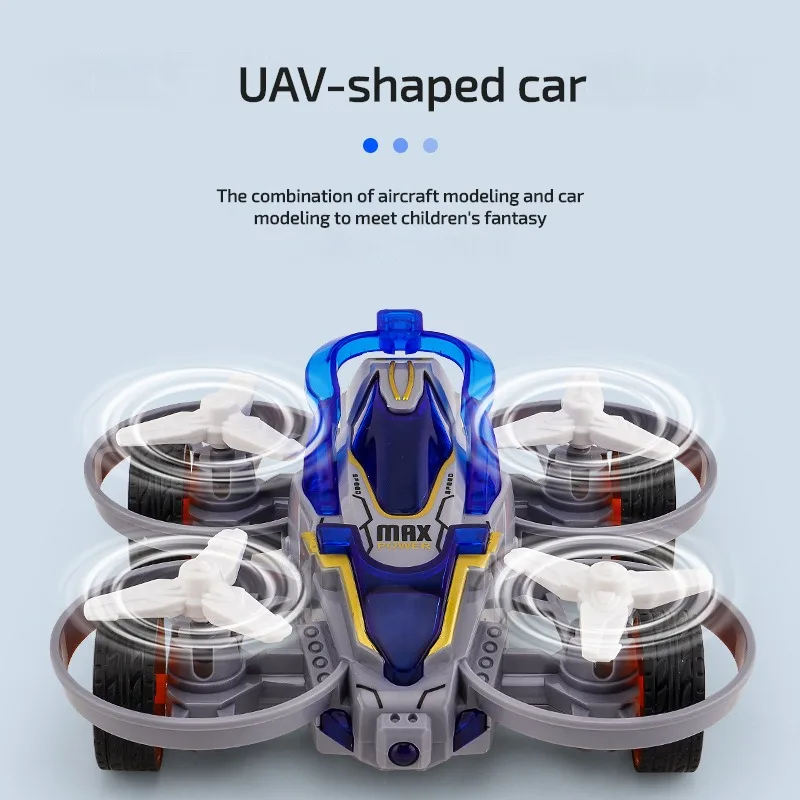 Drone Inertial Car Flying Car Toys Kids for Boy Toy Cars School Education Linkage Rotating Wing Vehicle for Children\'s Gift