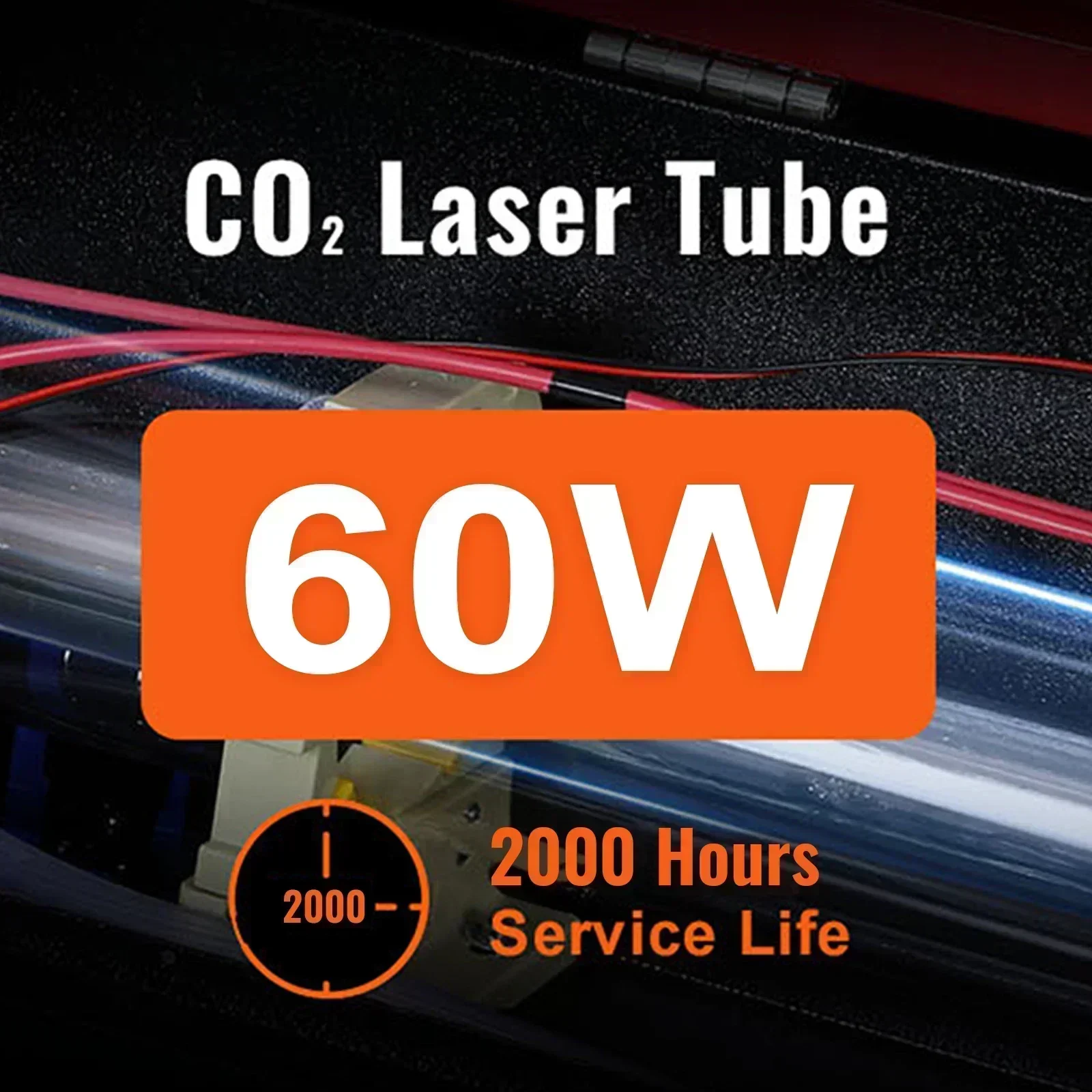 SIHAO 110V Macchina per incisione laser CO2 60W Incisione laser 40*60cm Ruida Controller Legno Pelle Acrilico Raffreddamento ad acqua Strumento laser