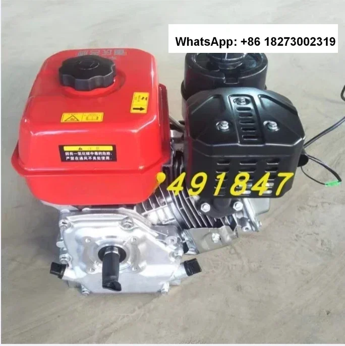 Single cylinder four stroke small gasoline engine 7.5 horsepower 170F engine micro tiller snow removal machine