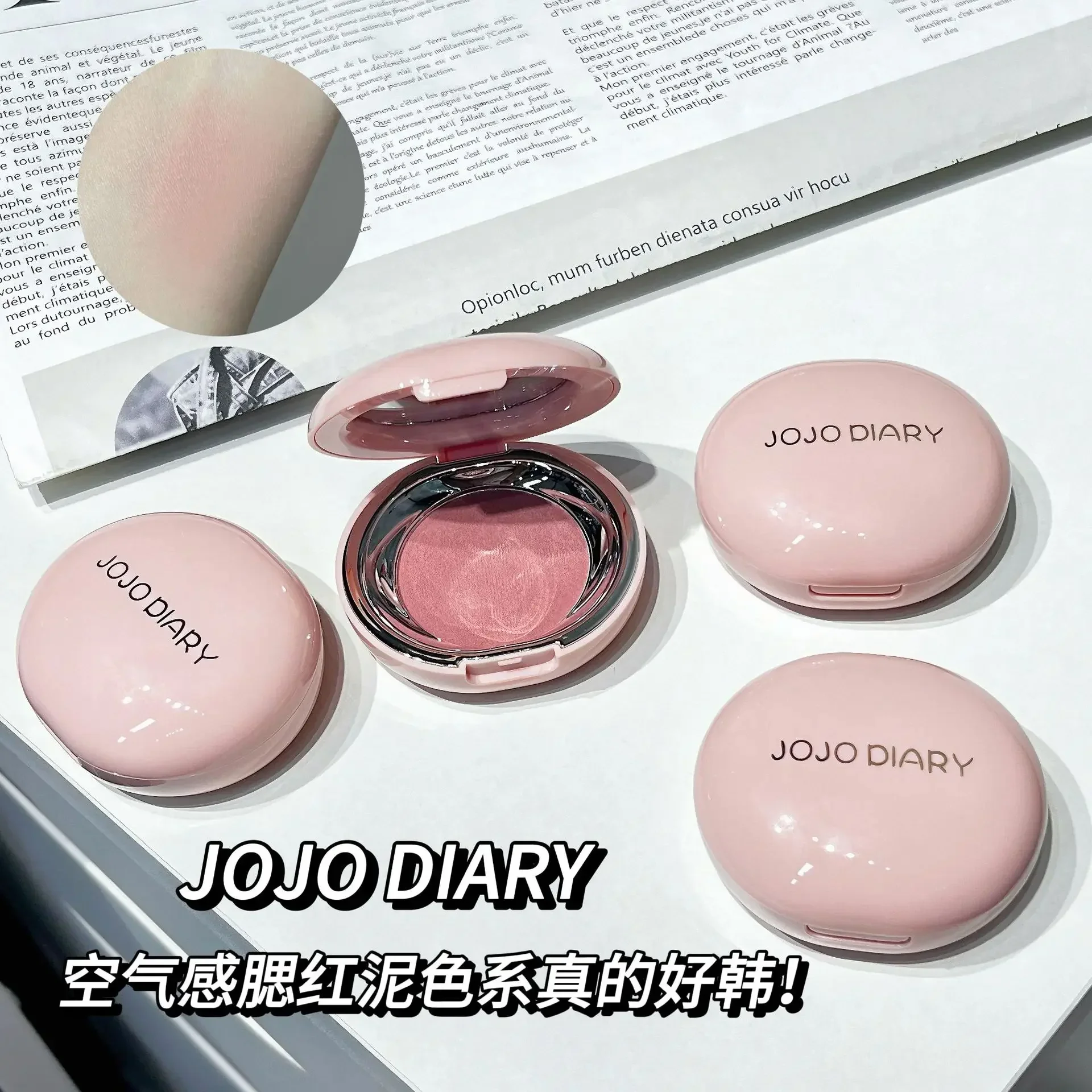 Blush crème longue durée pour les joues, fard à joues à haute pigmentation, fards à joues Dewy, maquillage, une finition naturelle saine