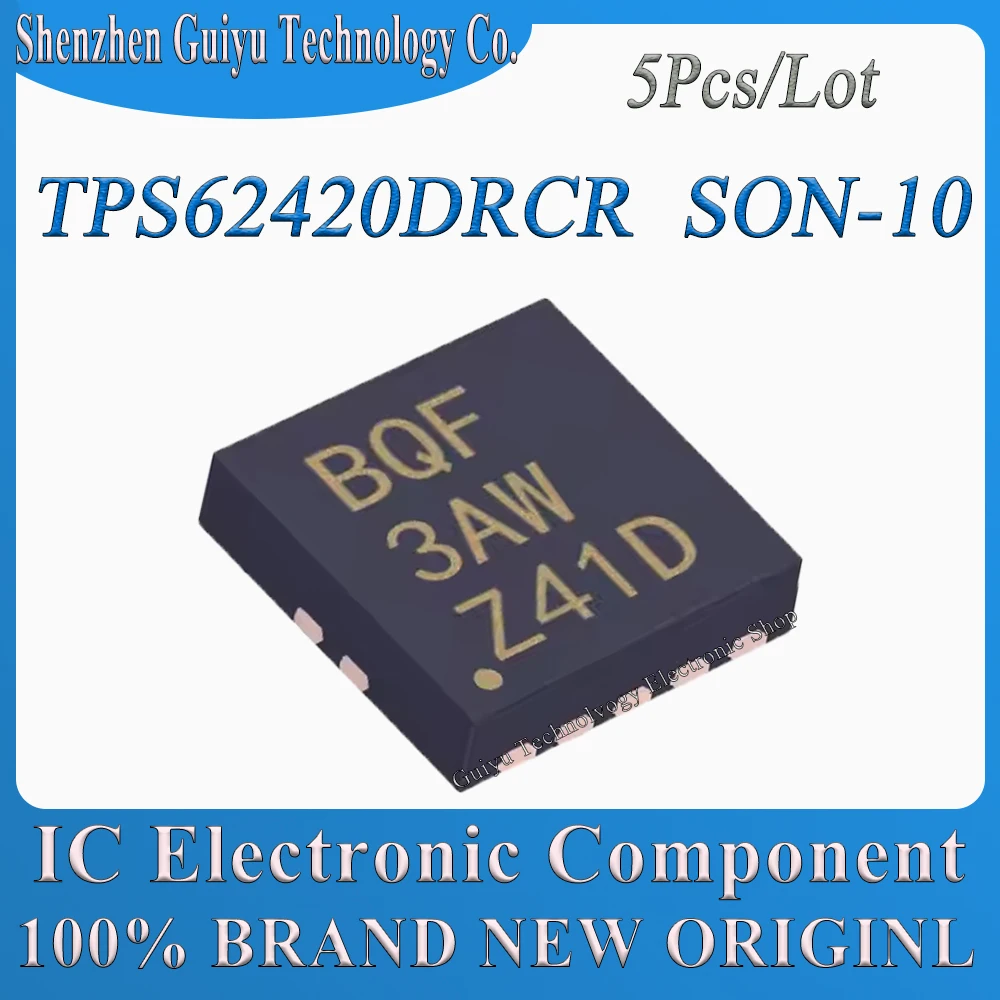 

5Pcs/Lot TPS62420DRCR BQF TPS62420DRC TPS62420DR TPS62420D TPS62420 TPS SON-10 IC Chip