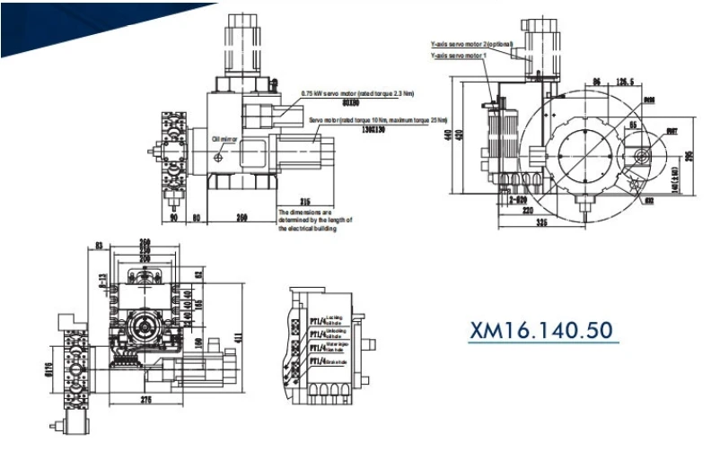 High rigidity numerical control turret y-axis power tool turret