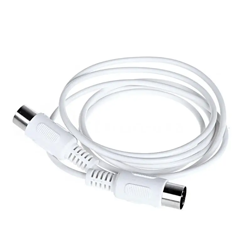 5 Pin MIDI DIN PLUG Extension Cable Male to Male /9.8FT White