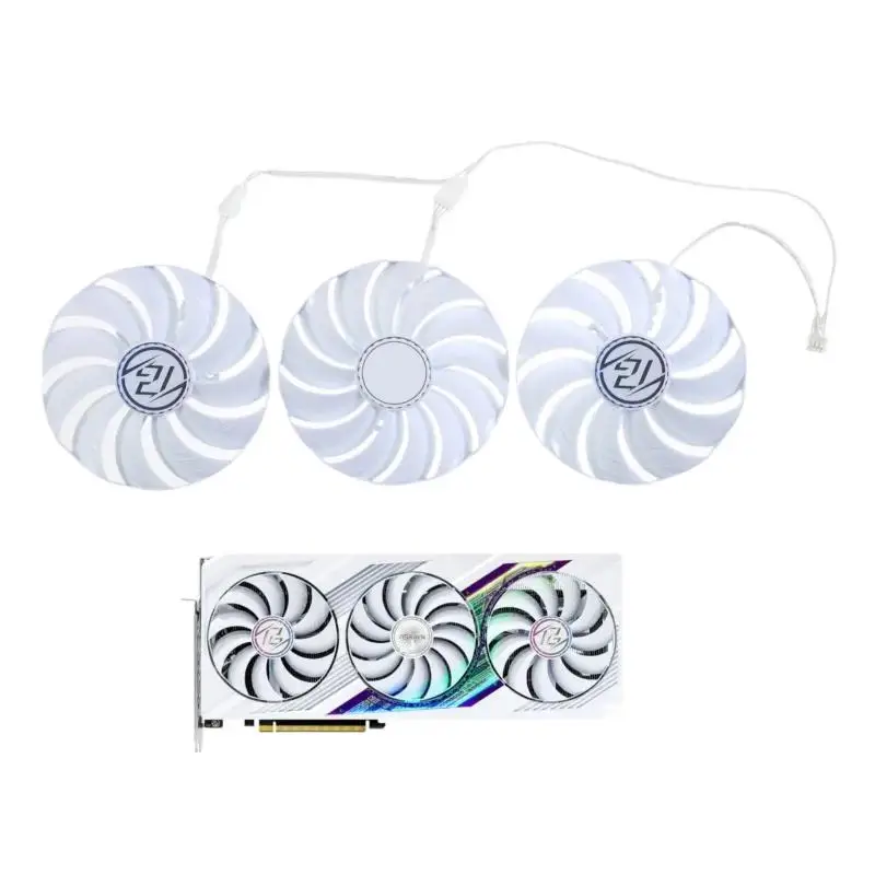 

- 98MM CF1010H12S card fan for ASRock Radeon RX 7900 XT Phantom Gaming White 20GB +\