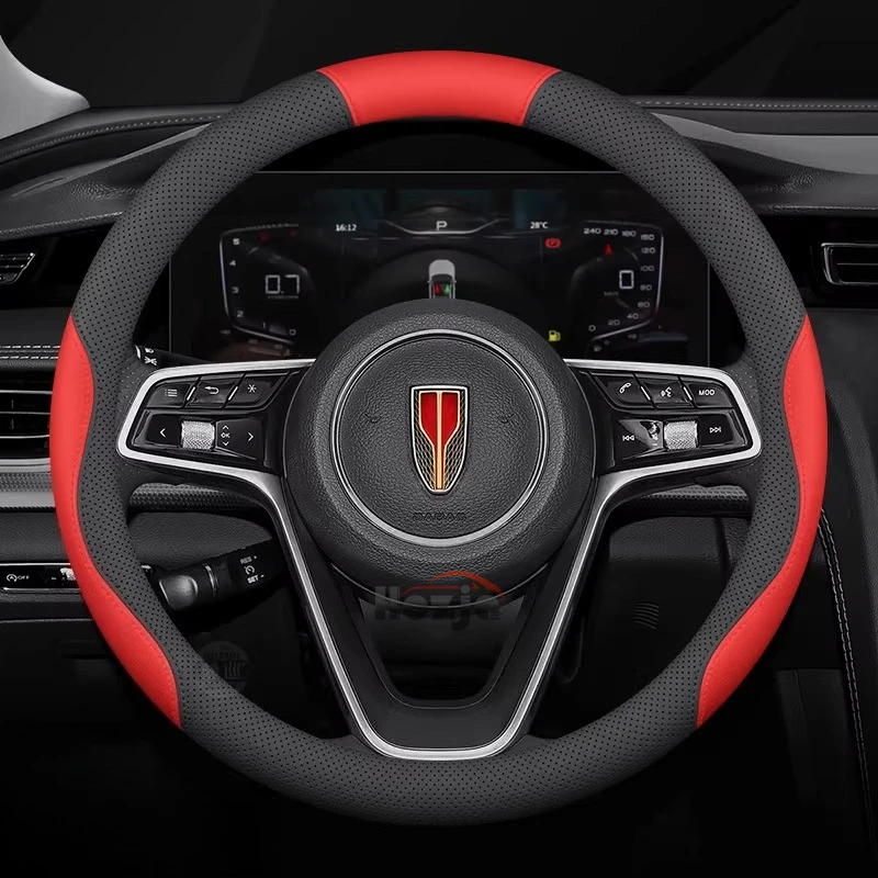 38cm Leder-Lenkradbezug Passend für Hongqi HS5 H5 HS3 H9 EHS9 Auto-Innenausstattung