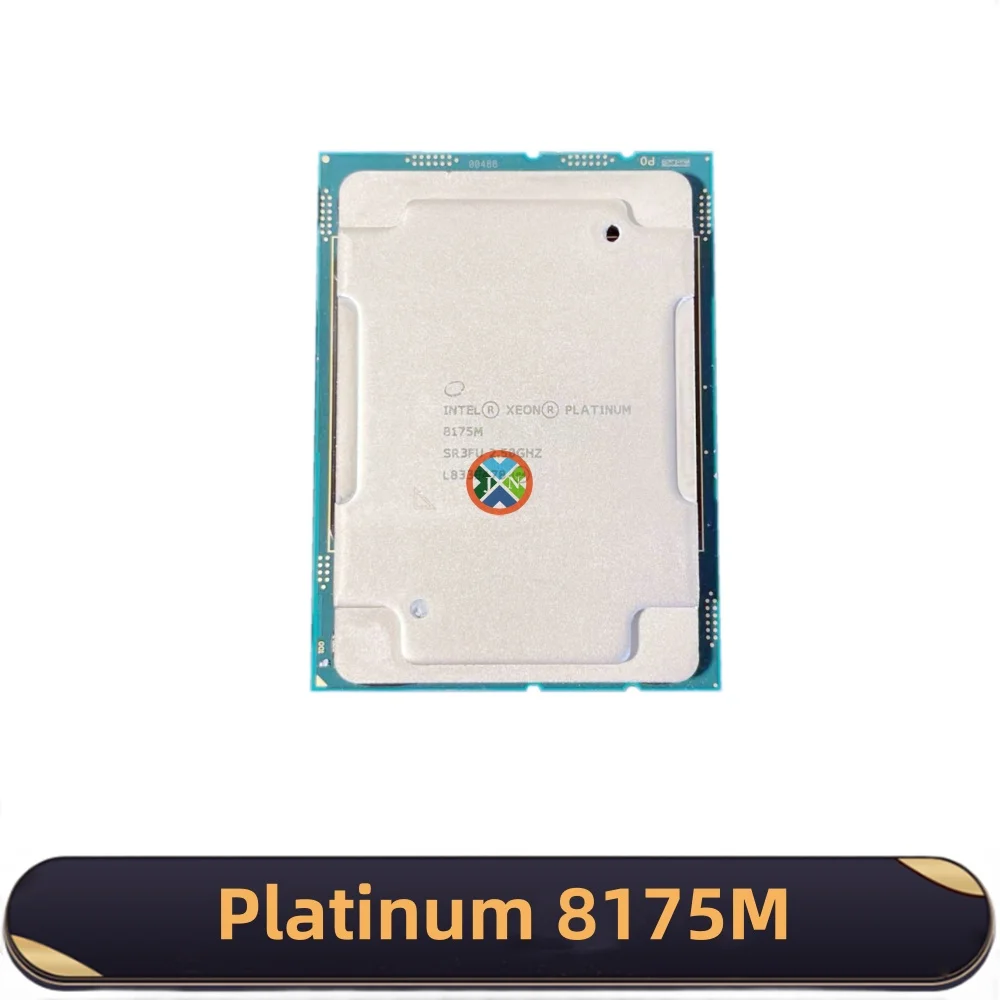 Xeon Platinum8175M CPU 24 Cores 48 Threads 2.5GHz 33MB 240W LGA3647 for C621 server motherboard Platinum 8175M