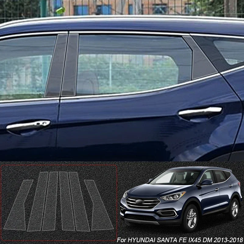 

Car Protective B Pillars TPU Film For HYUNDAI IONIQ 5 9 PALISADE SANTA FE IX45 DM SONATA DN8 TUCSON Window Body Paint Sticker