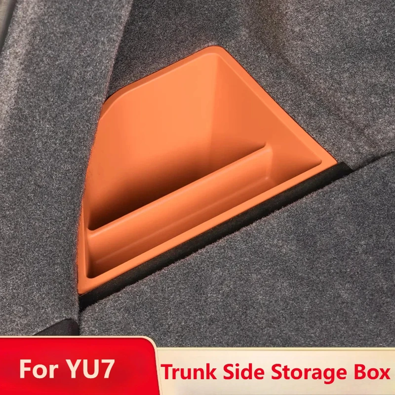 For Xiaomi YU7 Trunk Storage Box Side Organizer Interior Modification Accessories