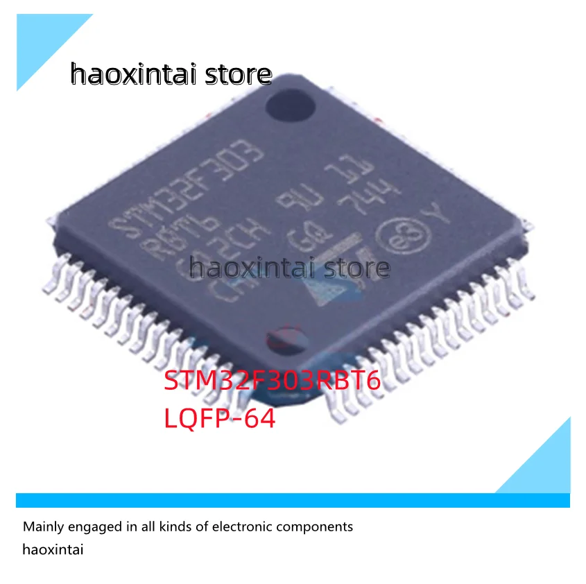 2PCS STM32F302C8T6 LQFP-48 STM32F303RBT6 LQFP-64 STM32F303CBT6 LQFP-48 Microcontroller single chip microcomputer