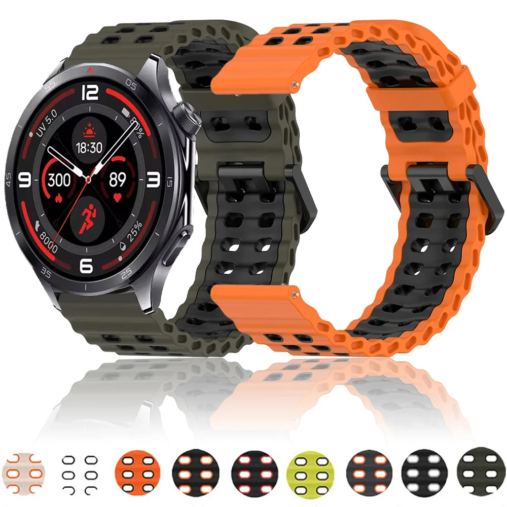 22Mm Ocean Silicone…