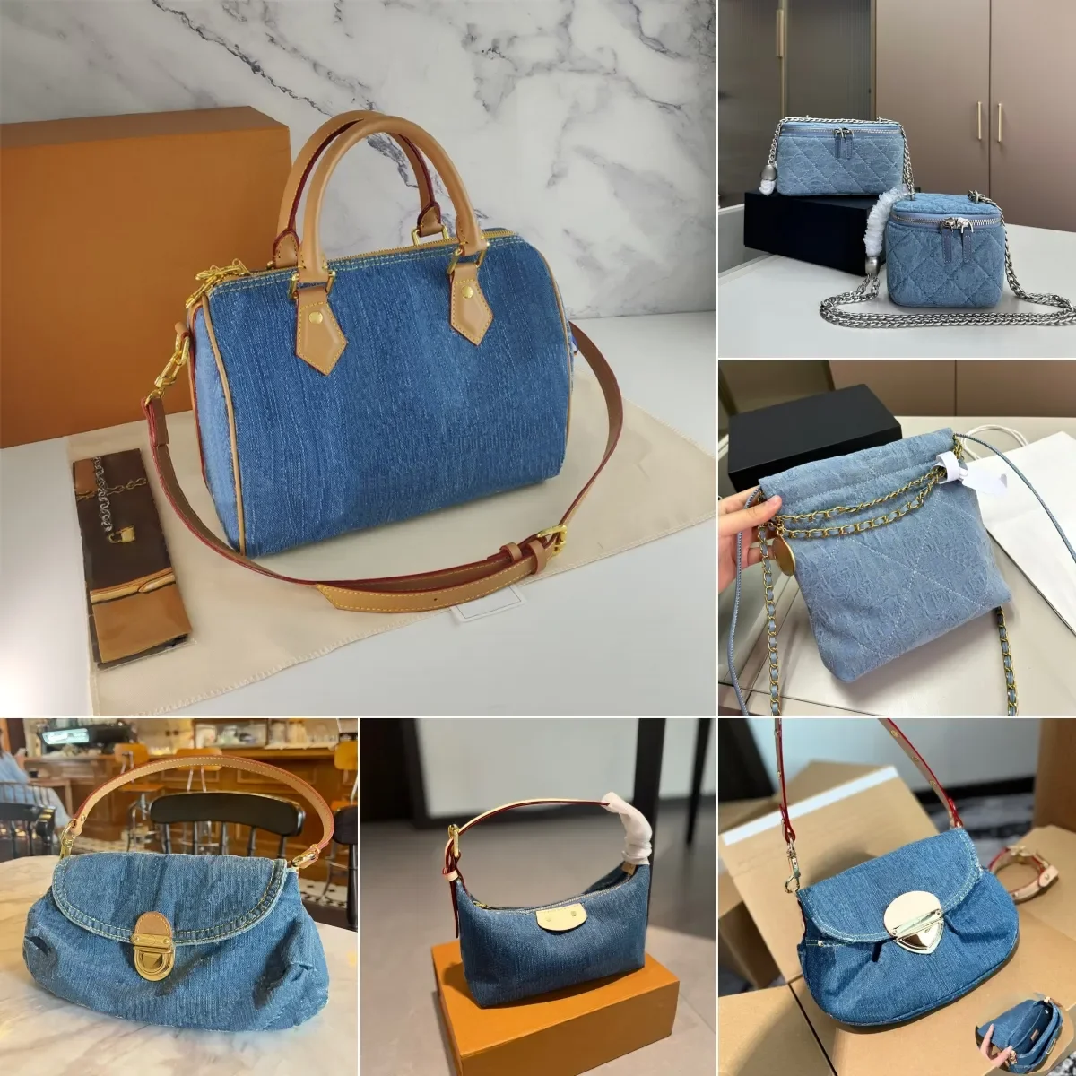 

10A hight quality crossbody bags purses woman handbag shoulder cross body women purse mini tote bag blue designer wallet