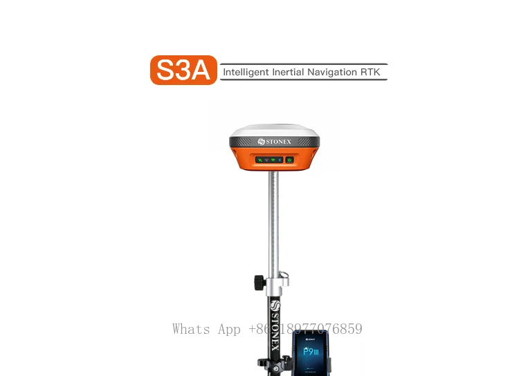 800 Channels IMU Tilt IP68 Atlas Gnss Rtk Gps Stonex S3a Receptor Base And Rover Price 2024
