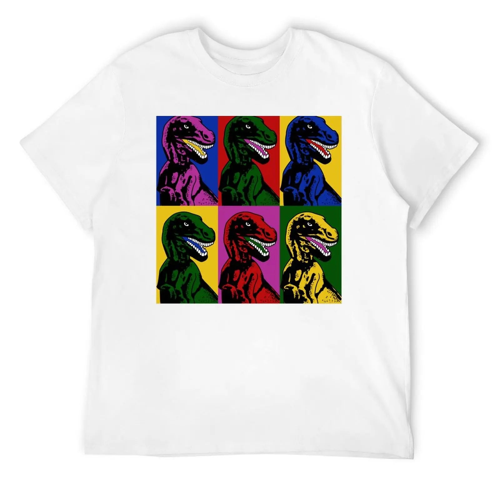 

Dinosaur Pop Art T-Shirt plus sizes plain vintage clothes men graphic t shirts