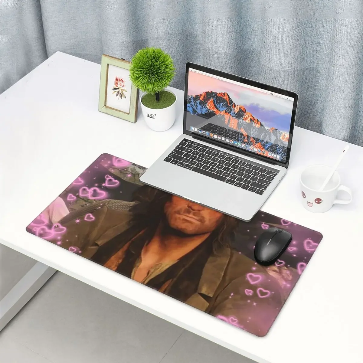 Large Mouse Pad Outlaws For Life Rdr Arthur Morgan Cowboy Gaming John Marston Western Gamer PC Laptop Mats KeyboardDesk Mat