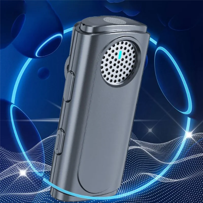 Mikrofon bezprzewodowy B68A, mini, przenośny, krawatowy, dwukanałowy do nagrywania audio i wideo, do transmisji audio na żywo.