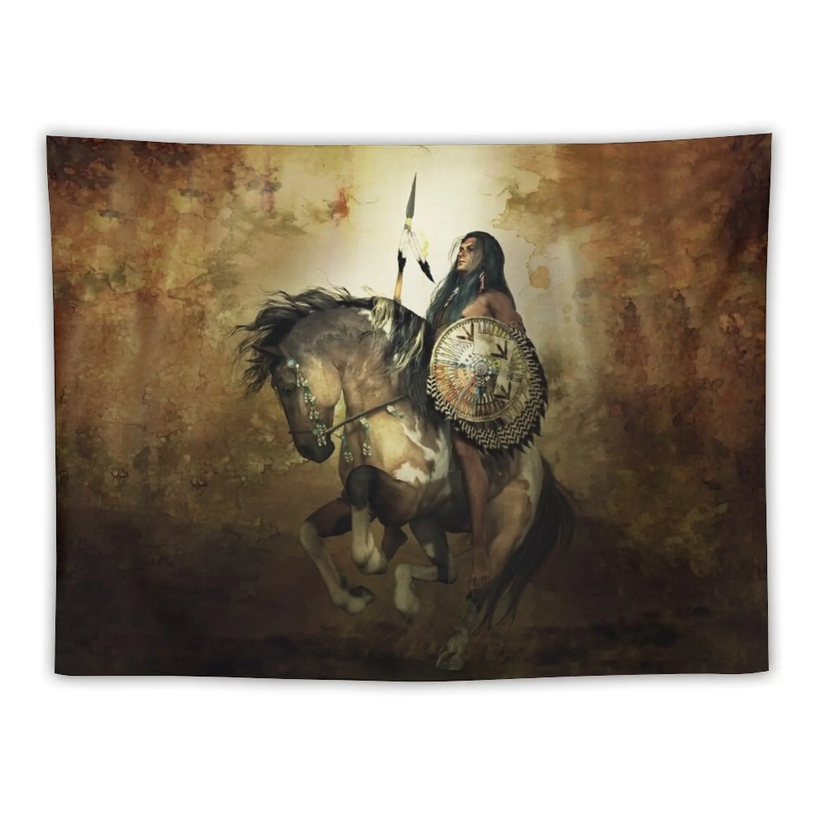 Warrior Tapestry Luxury Living Room Decoration Japanese Room Decor Bathroom Decor Decoration Home Tapestry