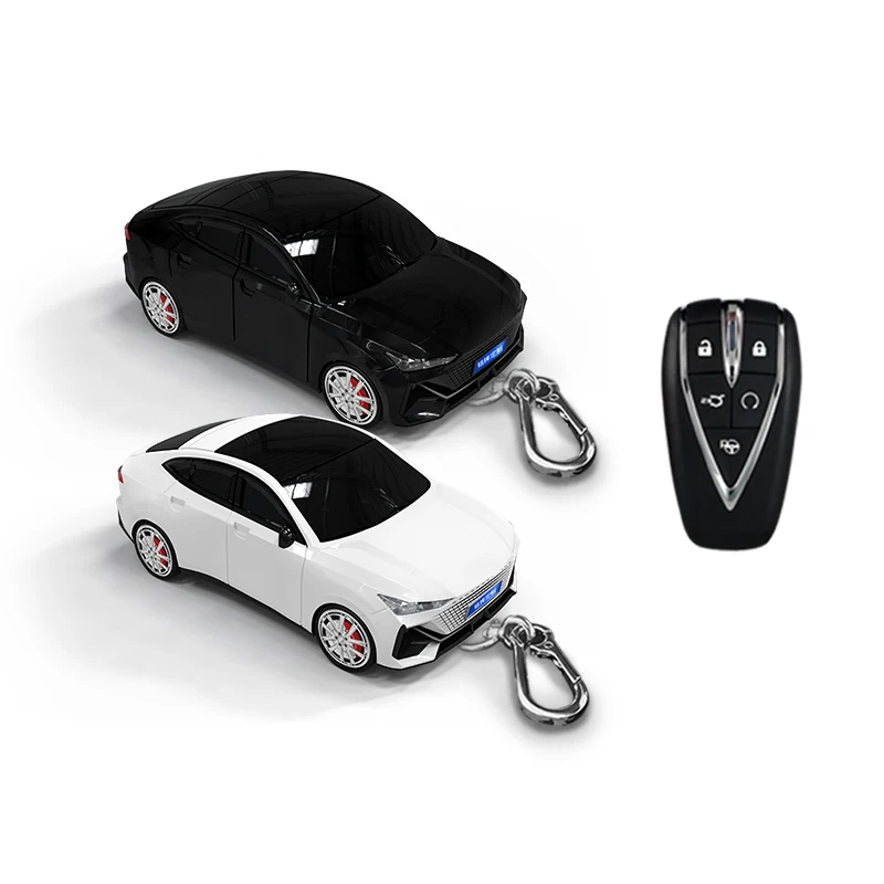 

For Changan UNI-V Key Case Changan Car Model Case Key Chain with Lights Protective Cover Car Accessories Creative Gift