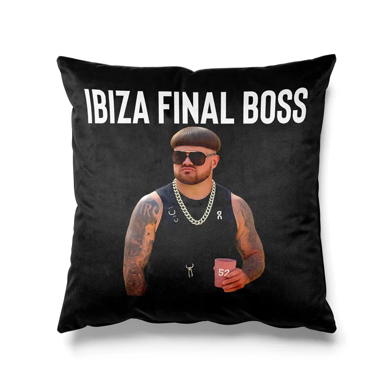 Aertemisi 18'' x 18'' Ibiza Final Boss Square Throw Pillow Cushion Covers Cases Pillowcases 45cm x 45cm