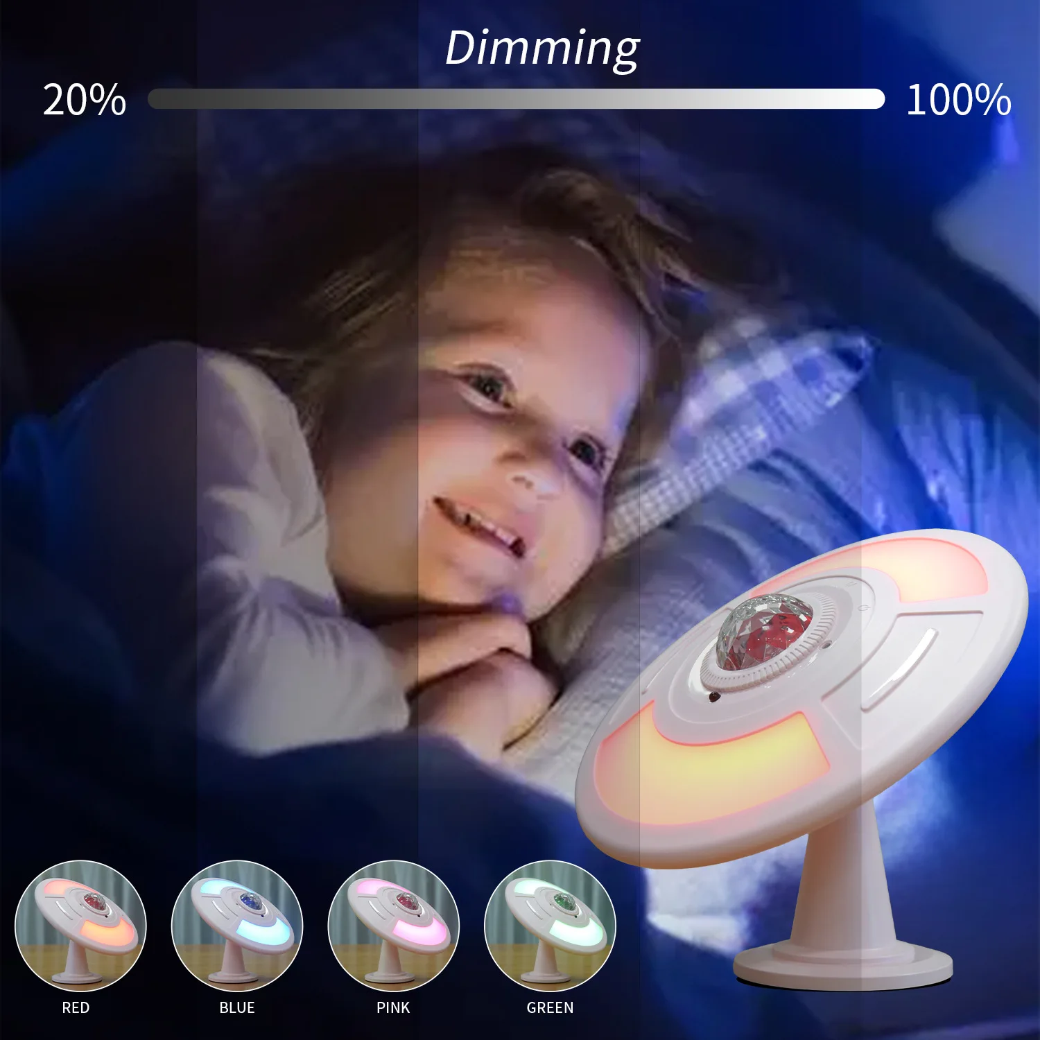 Projecteur de ciel étoilé intelligent portable, veilleuse Galaxy, nébuleuse étoilée, lampe de plafond LED pour la maison, chambre à coucher, cadeau décoratif pour enfant, extérieur