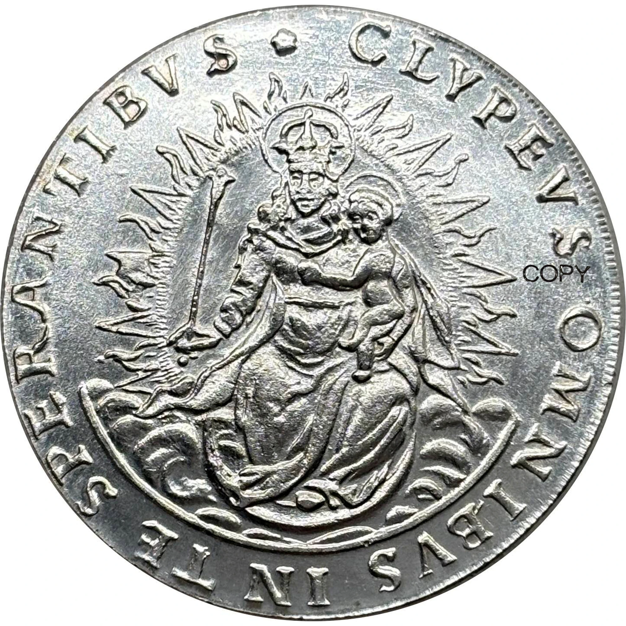 Monedas de colección de la colección de monedas conmemorativas del Electorado de Baviera, 1626, 1 Thaler, Maximiliano I, Alemania, copia plateada en plata