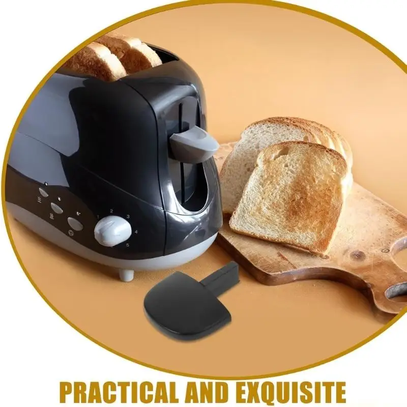 D0AB Universal Replacement Lever Knob for Bread Toaster and Bread Maker with Easy Installation Heat Resistant Plastic Texture