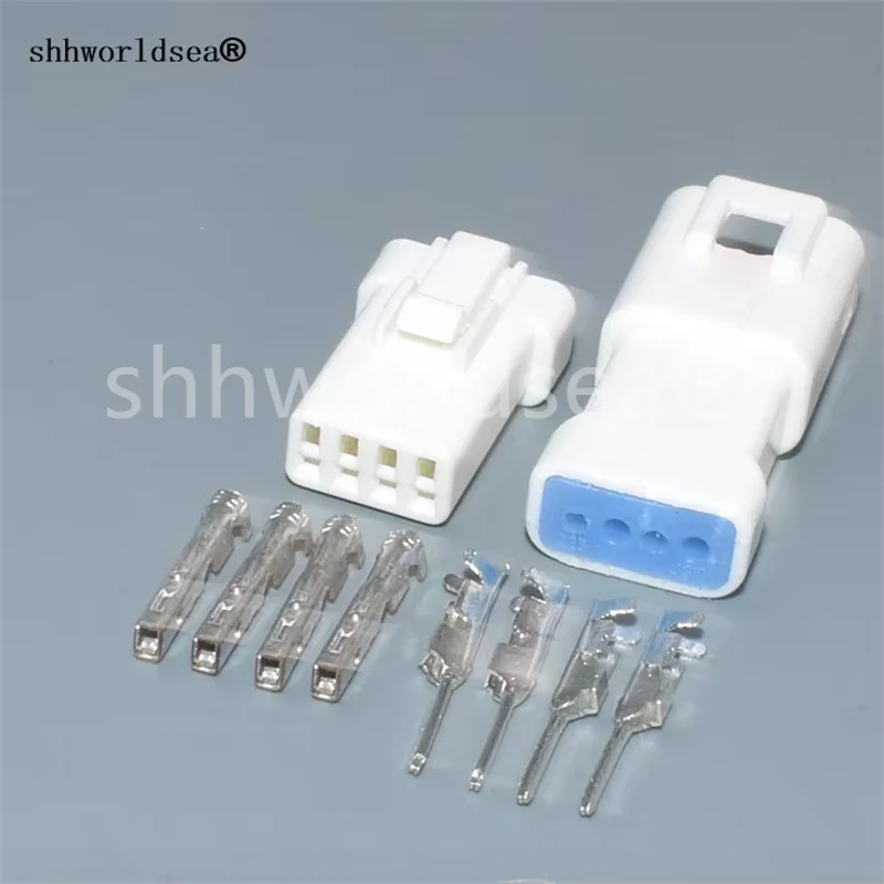 Shhworldsea 4 Pin/Way 0.7mm car Male Or Female Automotive Connector Plug Housing For  04R-JWPF-VSLE-S 04T-JWPF-VSLE-S