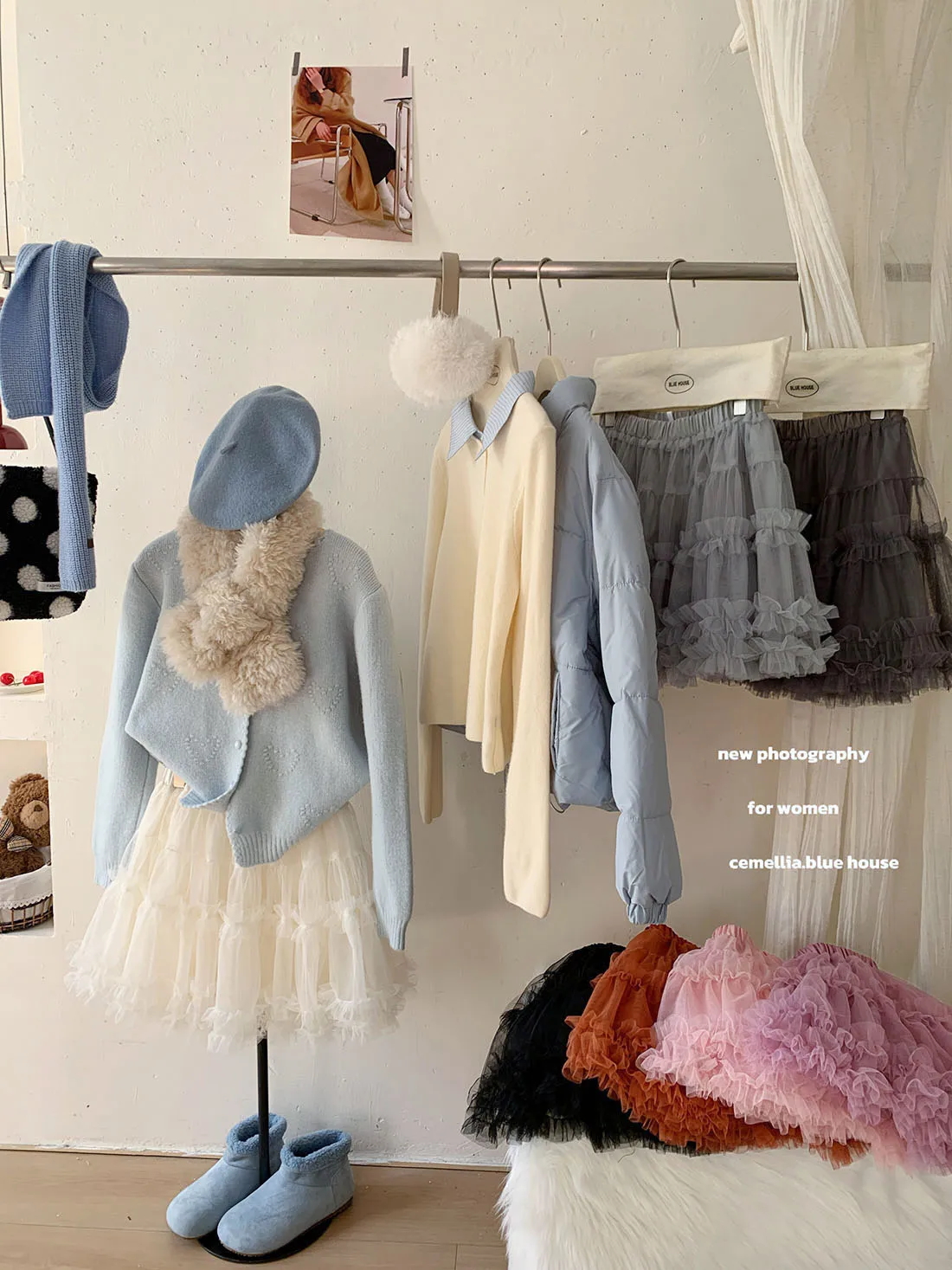 Princess Style High Waist Cake Skirt Short Women's Spring Summer Miu Series A-Line Fluffy Half-length Skirts Mesh Layering